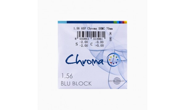 Divel 1.56 AS Chroma Blue Blocker Silken  фото 