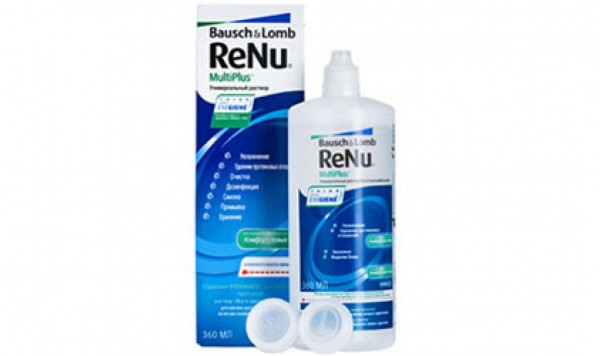 Розчин для контактної лінзи ReNu MultiPlus 360ml  фото 