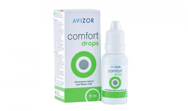 Увлажняющие капли Avizor Comfort Drops (15 мл)  фото 