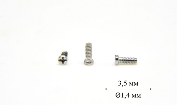 Гвинт Ø1,4 мм довжина 3,5 мм  фото 