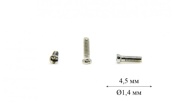 Гвинт Ø1,4 мм довжина 4,5 мм  фото 