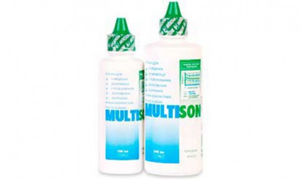 Розчин для контактної лінзи Multison 375ml  фото 