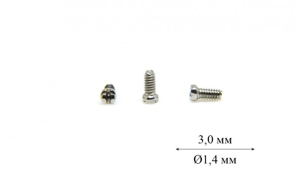 Гвинт Ø1,4 мм довжина 3,0 мм  фото 