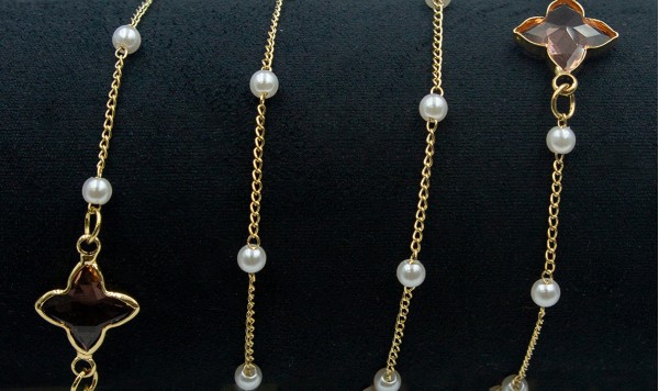 Цепочка 2525 розовый  фото 