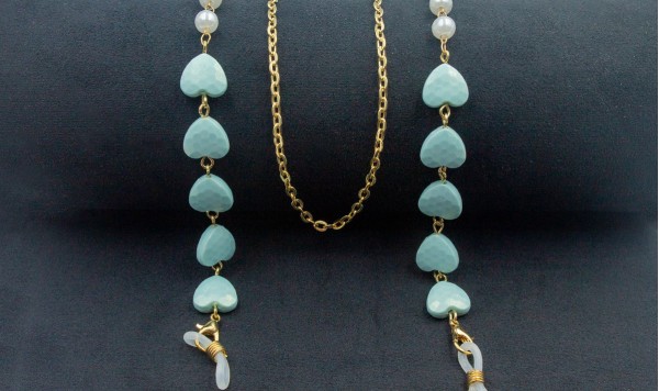 Цепочка 2543 синий  фото 