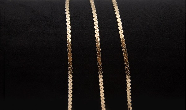 Цепочка 2411 золото  фото 