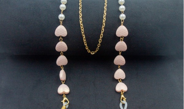 Ланцюжок 2543 рожевий  фото 