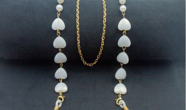 Ланцюжок 2543 білий  фото 