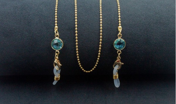 Ланцюжок 2544 блакитний  фото 