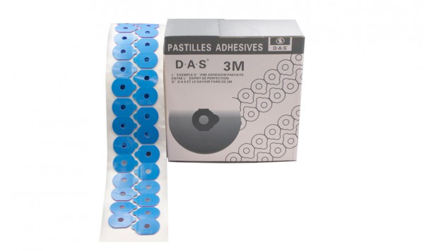 Ліпеди BLOKING PADS DAS 3M сині Ø20*27 - 100 шт  фото 