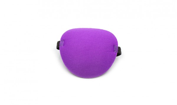 Повязка на глаз №1 Китай (фиолетовая с резинкой)  фото 