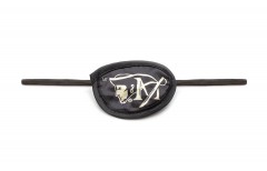 Повязка на глаз №4 ПИРАТ (черная с резинкой)