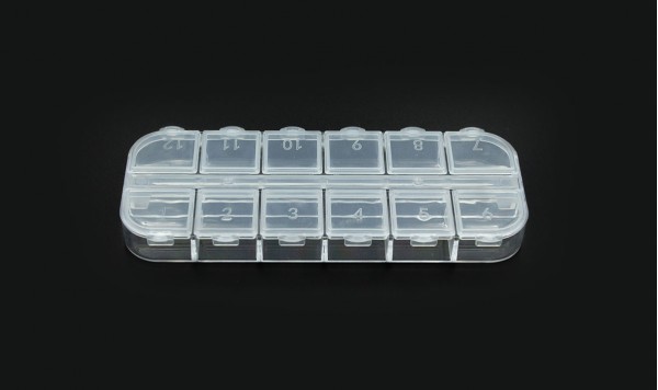 Органайзер для запчастей 12 ячеек  фото 