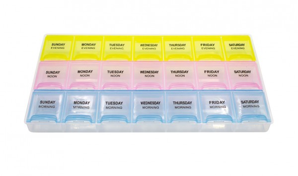 Органайзер для запчастин (кольоровий) 21 осередок  фото 