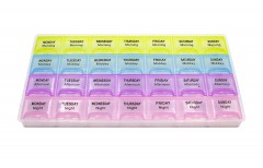 Органайзер для запчастин (кольоровий) 28 осередків