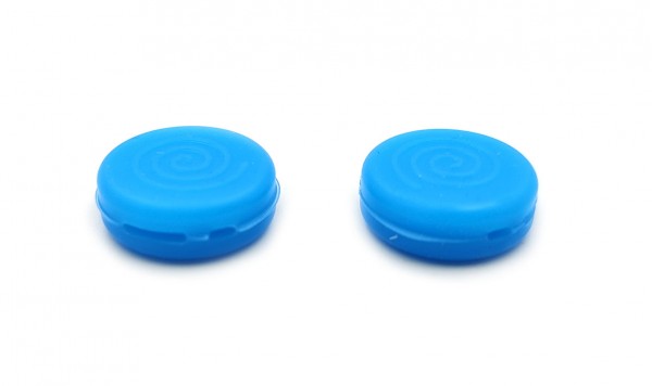 Стоппер силиконовый таблетка (голубой)  фото 
