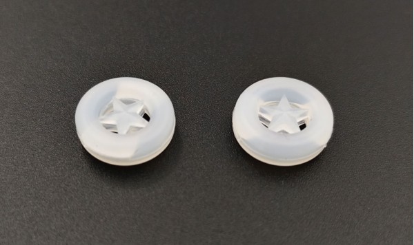 Стоппер силиконовый пуговка (матовый)  фото 