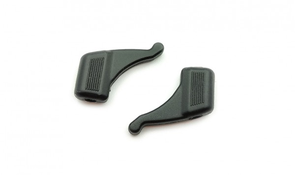 Стоппер силиконовый без резинки маленький 1,0х2,0 (черный)  фото 