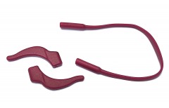 Стоппер силіконовий із гумкою (бордо)