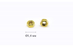 Гайка на безоправну оправу (жовта)