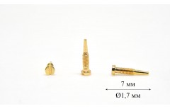Винт направляющий для флексы Ø1,6 длина 7,0 мм (желтый)
