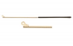 Завушник на металеву оправу жовтий, без флекси