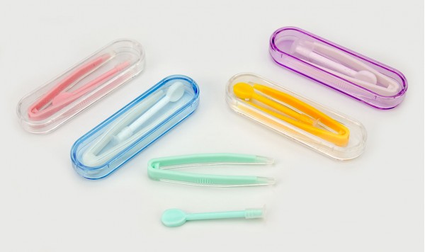 Пинцет для контактной линзы  с присоской (5,5 см)  фото 