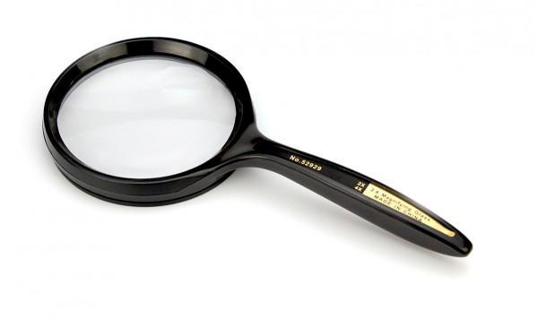 Лупа пластикова 52929 (лінза скло)  фото 