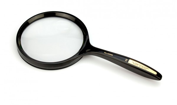 Лупа пластикова 52930 (лінза скло)  фото 