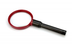 Лупа пластикова MG82010 з підсвічуванням