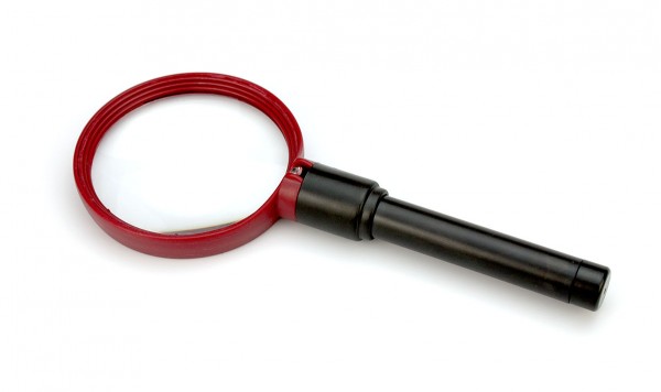 Лупа пластикова MG82010 з підсвічуванням  фото 