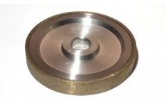 Коло алмазне Ø100 мм на станок напівавтомат (пластик плоский чорновий)