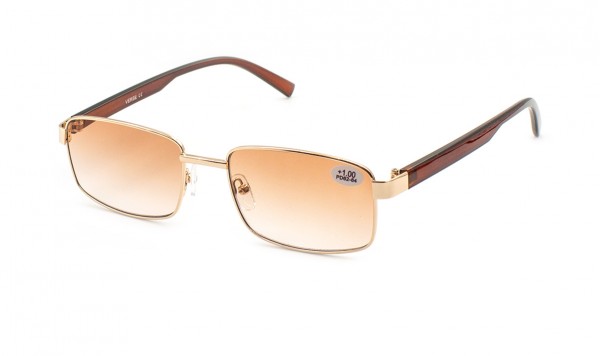 Очки Verse 24027-C3 тонированные в металлической оправе  фото 