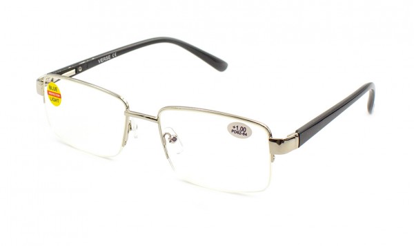 Очки Verse 24029-C2 Blue blocker в металлической оправе  фото 