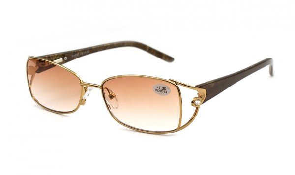 Окуляри Gvest 23411-C4 тон. у металевій оправі  фото 