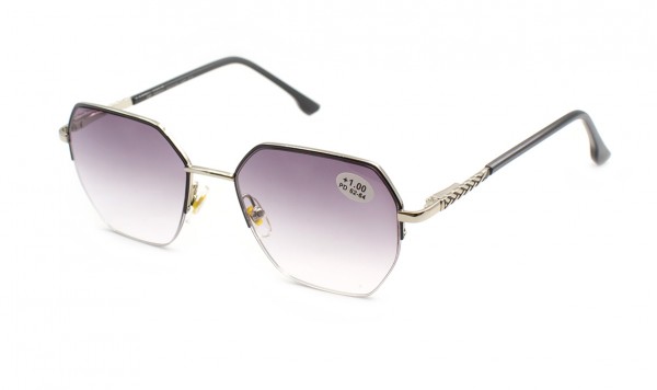 Очки Seventy 25501-C1 тонированные в металлической оправе  фото 