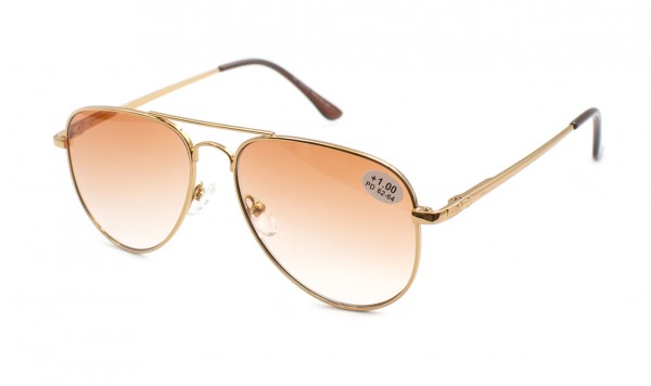 Очки Seventy 25514-C1 тонированные в металлической оправе  фото 