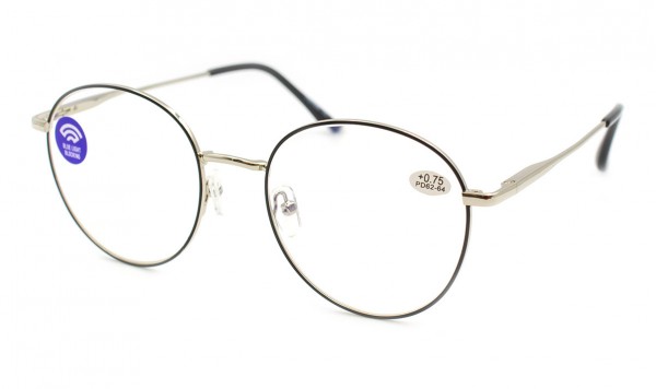 Окуляри Verse 23102-C1 Blue blocker в металевій оправі  фото 