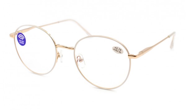 Окуляри Verse 23102-C3 Blue blocker в металевій оправі  фото 