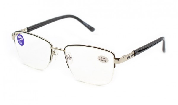 Окуляри Verse 23151-C2 Blue blocker в металевій оправі  фото 