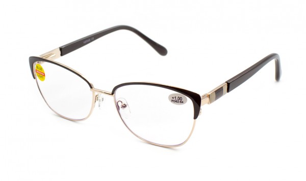 Очки Verse 24008-C3 Blue blocker в металлической оправе  фото 