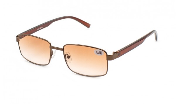 Окуляри Verse 24027-C2 тоновані у металевій оправі  фото 