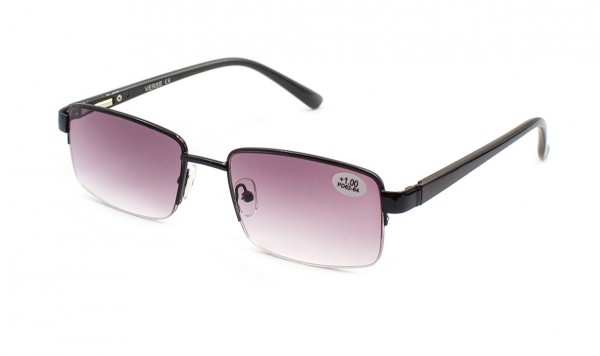 Окуляри Verse 24029-C1 тоновані у металевій оправі  фото 