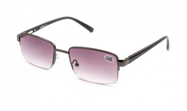 Окуляри Verse 24029-C3 тоновані у металевій оправі  фото 