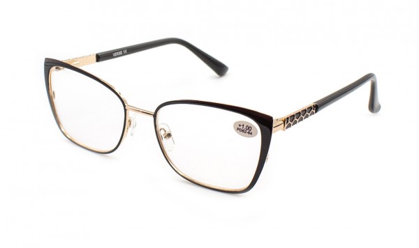 Окуляри Verse 24036-C1 у металевій оправі  фото 