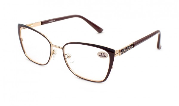 Окуляри Verse 24036-C3 у металевій оправі  фото 