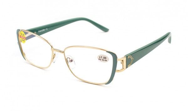 Окуляри Favori 25702-C3 Blue Blocker у металевій оправі  фото 