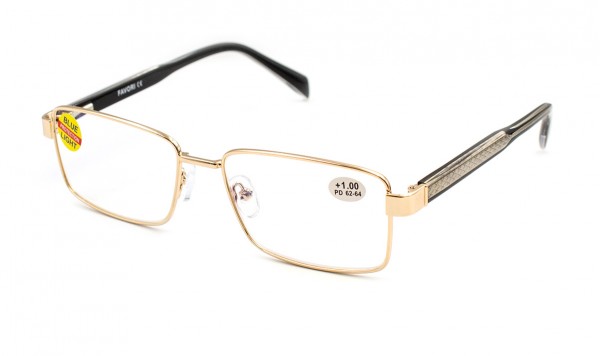 Окуляри Favori 25707-C2 Blue Blocker у металевій оправі  фото 