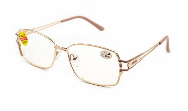 Окуляри Seventy 25504-C3 Blue Blocker у металевій оправі  фото 