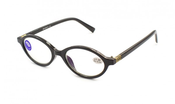 Окуляри Seventy 25521-C1 Blue blocker у пластиковій оправі  фото 